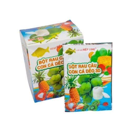 Bột Rau Câu Con Cá Dẻo Hiệp Long gói 10g